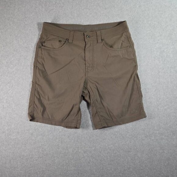 Prana Shorts 34 Shorts Stretch Zion 5 Pocket Standard 9" Inseam - Picture 3 of 13
